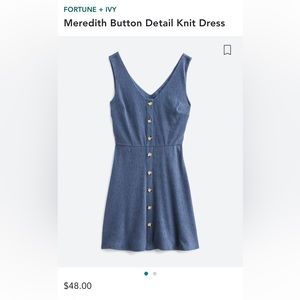 Sleeveless Button-down Dress